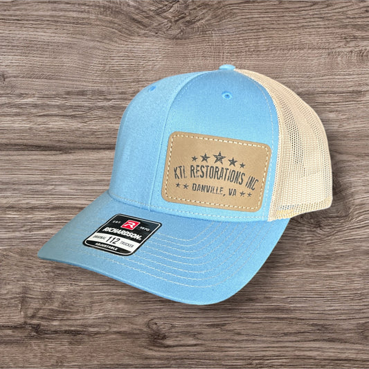 Light Blue & Creme KTL Patch Hat