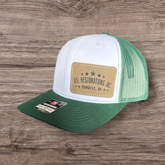 Green & White KTL Patch Hat