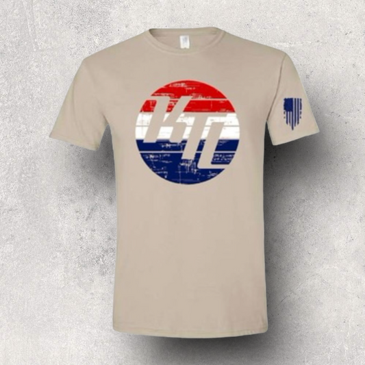 Limited Edition Red White and Blue Vintage KTL Unisex T