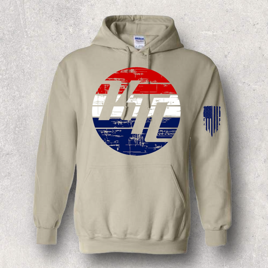 Limited Edition Red White and Blue Vintage KTL Hoodie